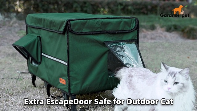 Amazon.com : X-Large Collapsible Cat House, Metal Frame Cat Condo